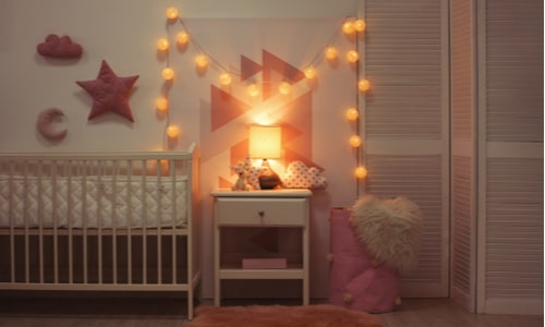 Fairy Lights Nursery Room